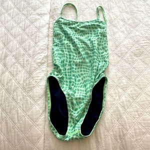 Jolyn swimwear Light green with green spots